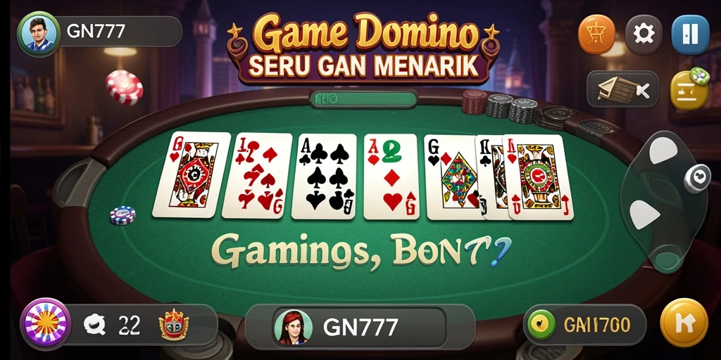Tampilan gameplay seru GN777 dengan dominasi strategi.