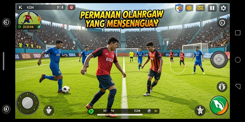 Tampilan gameplay K234 yang seru dalam olahraga.