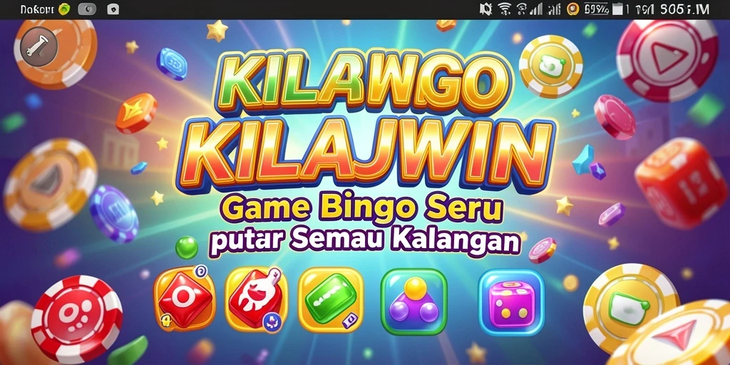 Tampilan gameplay seru KILAUWIN dengan suasana Bingo yang menarik.