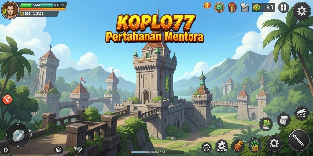 Tampilan gameplay KOPLO77 yang seru dan menantang di genre Tower Defense.