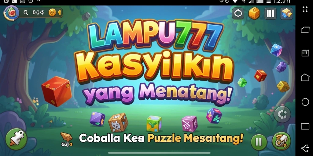 Tampilan gameplay LAMPU777 yang penuh tantangan Puzzle.
