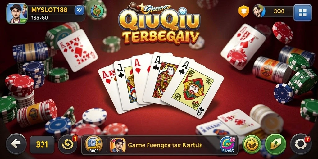 Screenshot gameplay QiuQiu yang seru dan mendebarkan.
