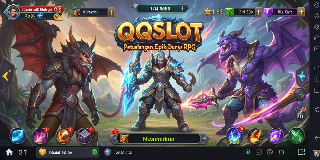 Gameplay RPG di QQSLOT yang menarik dan penuh aksi.