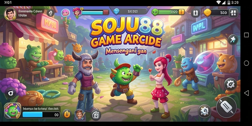 Tampilan gameplay menegangkan di SOJU88.